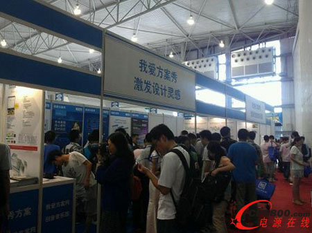傳感器應用我愛方案秀現場人頭攢動,熱鬧非凡
